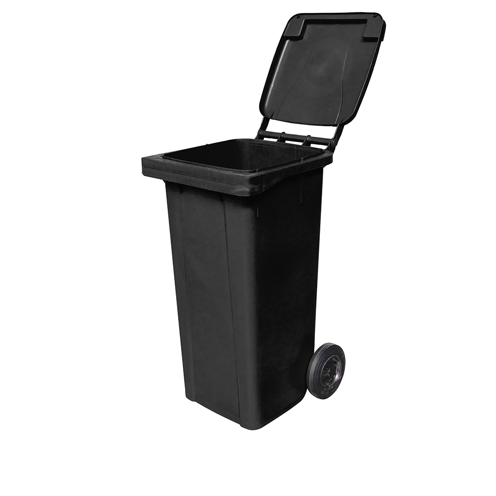 CARRINHO COLETOR DE LIXO SEM PEDAL DE 120 LITROS